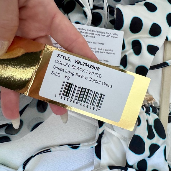 Patbo Bossa polka dot cut out maxi dress - Picture 9 of 11